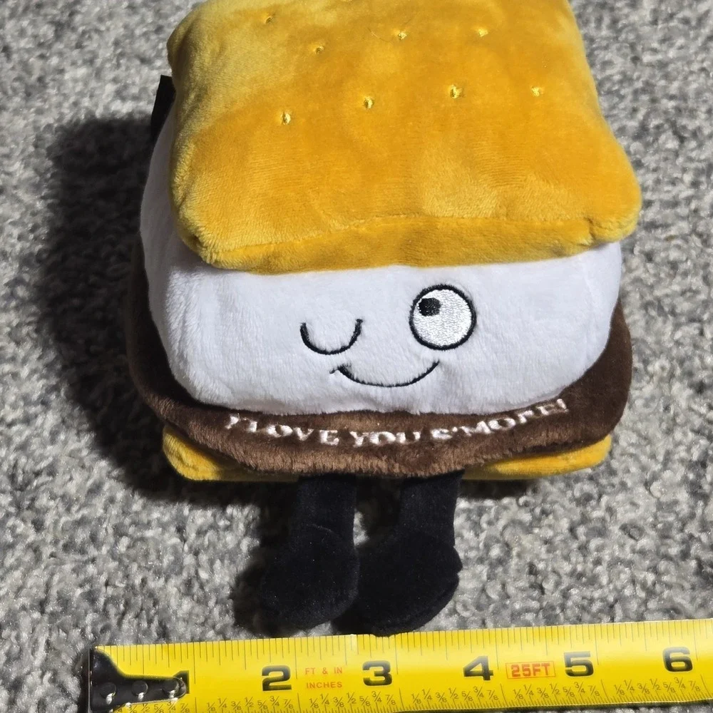 Punchkins Plush Stuffed Animal I Love You S'more Valentine Campfire Dessert Love